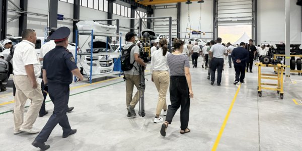 Открытие первого отечественного автосборочного завода «Тулпар Моторс»